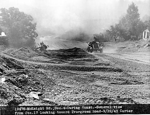 Construction of McKnight Road