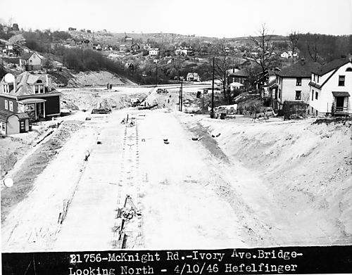 Construction of McKnight Road