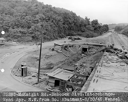 Construction of McKnight Road Bridge