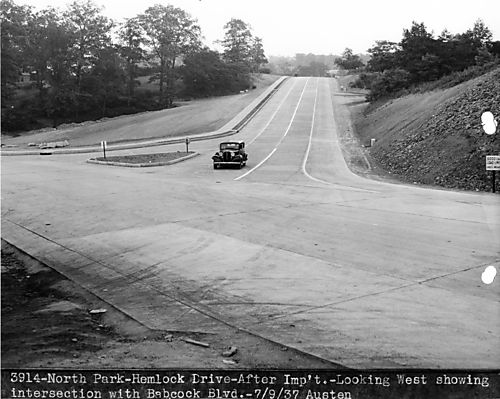 North Park - Hemlock Drive after Improvement