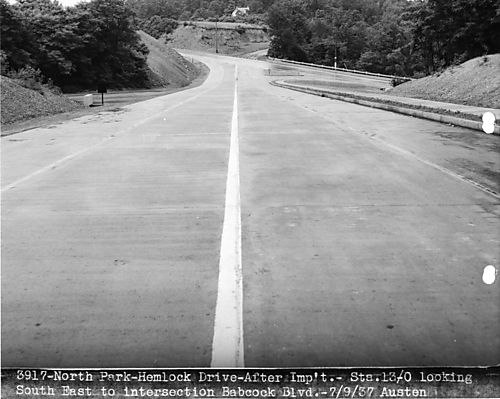 North Park - Hemlock Drive after Improvement