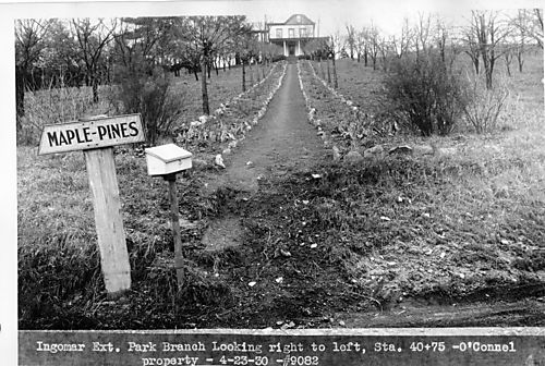North Park - Ingomar Road Extension - O'Connel Property