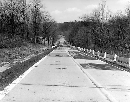Kummer Road before construction in 1968