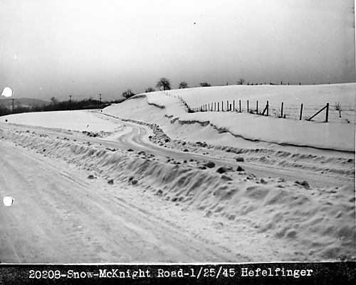 Construction of McKnight Road