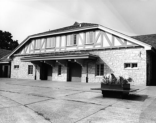 Front Entrance to North Park Swimming Pool Bathhouse