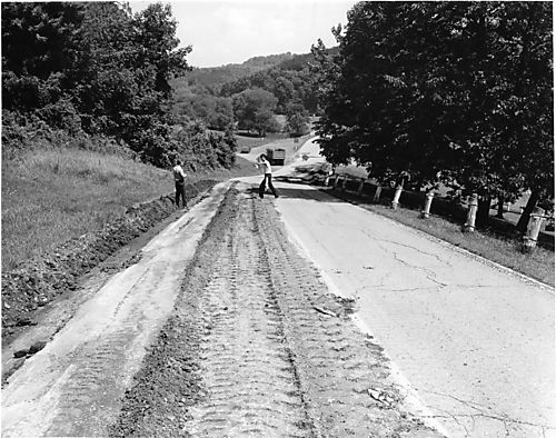 North Park - Walter Road at station 61+00