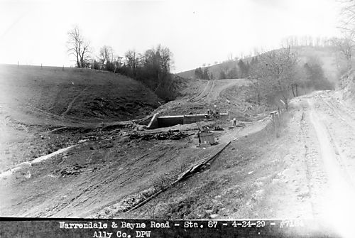Construction of Bridge on Warrendale-Bayne Road