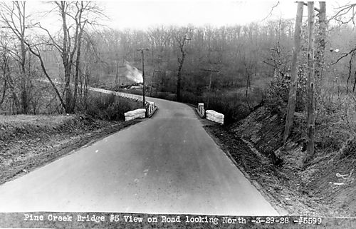 Pine Creek Bridge #5 looking north