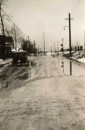 Flooded Cars in 1936 Flood