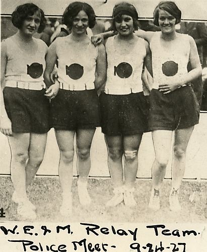 W.E. &amp; M. Relay Team, Police Meet- 9-24-27