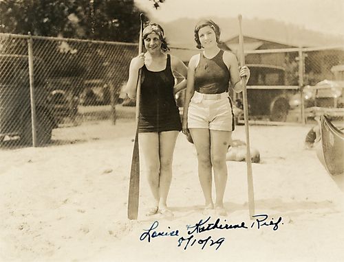 Louise &amp; Katharine Rief. 8/10/29