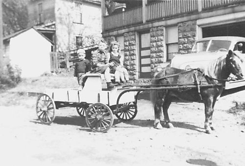 Fred Hohmann, Anthony Winkler, and Jean (Winkler) Colbaugh