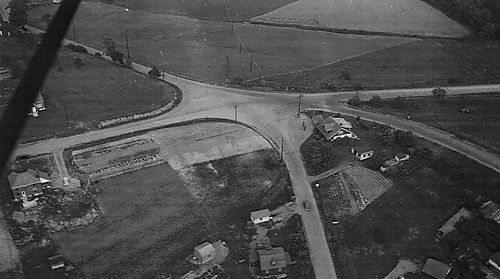 Five Points Intersection-aerial view