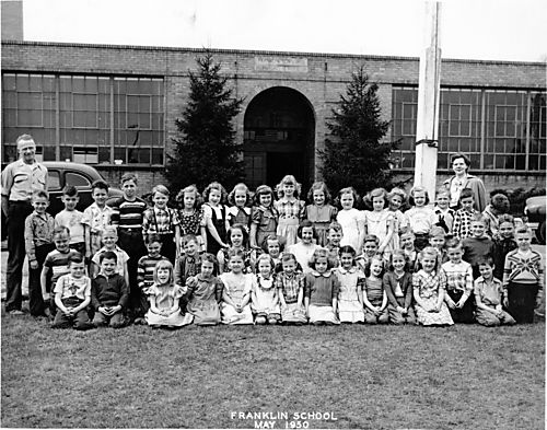 Franklin Elementary School 1950 Class Photo