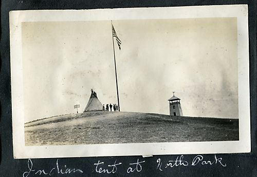 North Park Indian Tent on Flagstaff Hill