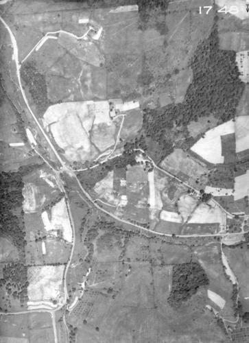 1936 Aerial Image - Franklin Township - Big Sewickley Creek Road