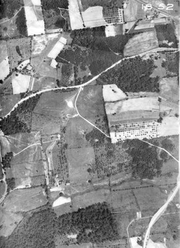 1936 Aerial Image - Franklin Township - Locust Road