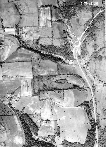 1936 Aerial Image - Franklin Township - McAleer Road