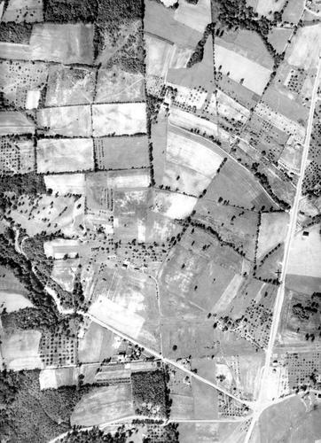1936 Aerial Image - Franklin Township - Nicholson Road