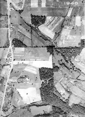 1936 Aerial Image - Franklin Township - Nicholson Road