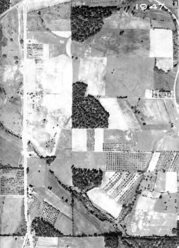 1936 Aerial Image - Franklin Township - Nicholson Road