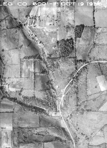 1936 Aerial Image - Franklin Township - McAleer Road