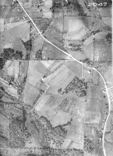 1936 Aerial Image - Franklin Township - Brandt School Road