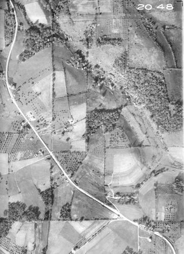 1936 Aerial Image - Franklin Township - Brandt School Road