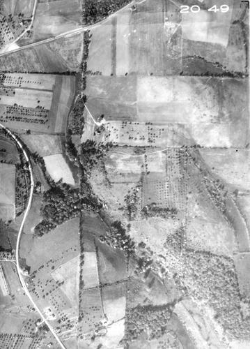 1936 Aerial Image - Franklin Township - Brandt School Road