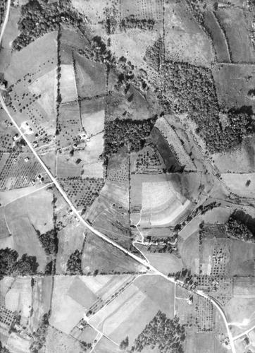 1936 Aerial Image - Franklin Township - Brandt School Road