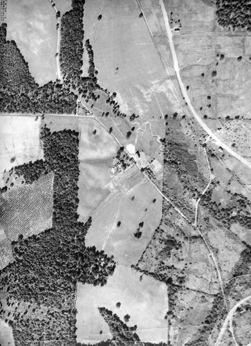 1936 Aerial Image - Marshall Township - Brush Creek Road