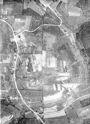 1936 Aerial Image - Franklin Township - Brandt School Road
