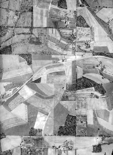 1936 Aerial Image - Marshall Township - Cole Road