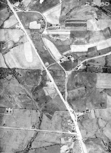 1936 Aerial Image - Pine Township - Perry Highway