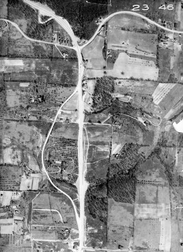 1936 Aerial Image - Town of McCandless - Perry Highway