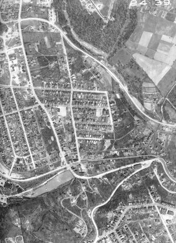 1936 Aerial Image - Ross Township - Perry Highway
