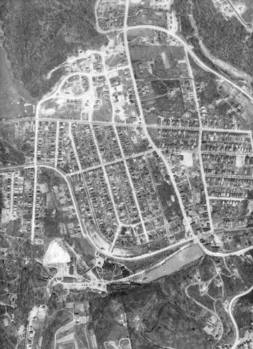 1936 Aerial Image - West View Borough - Perry Highway
