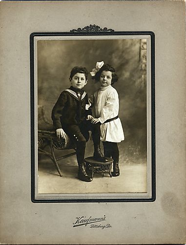 Portrait of two children