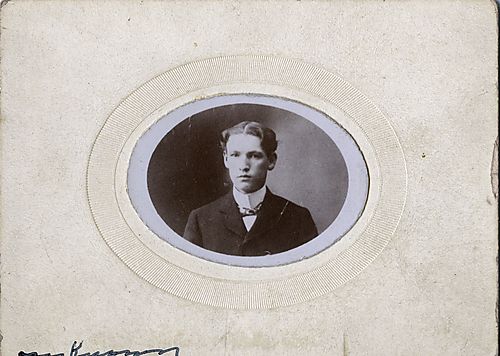 Portrait of a young man
