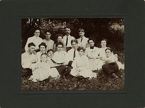 A Group of Young People Outdoors