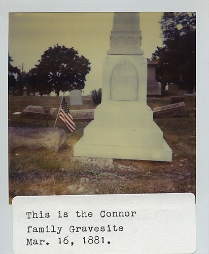 Connor family grave in Bethel Cemetery