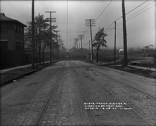 Cleveland Track Elevation View from Kinsman Street