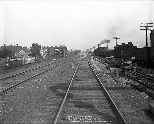 Chicago Track Elevation, View from 71st Street