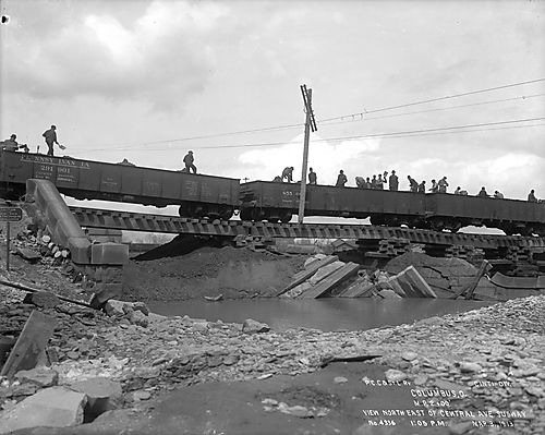 Flood Damage at Central Avenue Subway