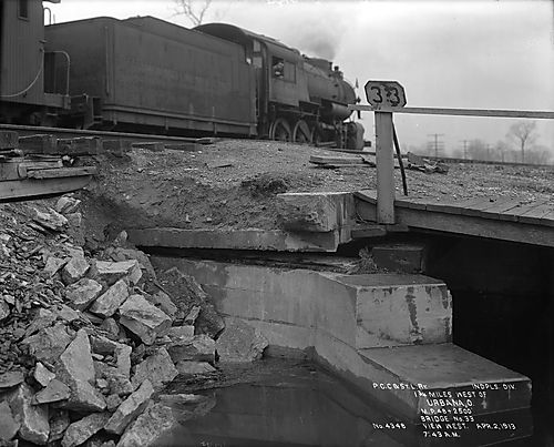 Flood Damage to Bridge Number 33