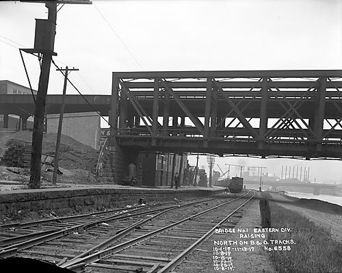 Tracks Beneath Fort Wayne Railroad Bridge