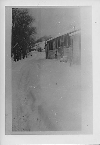Klein's Store in the snow