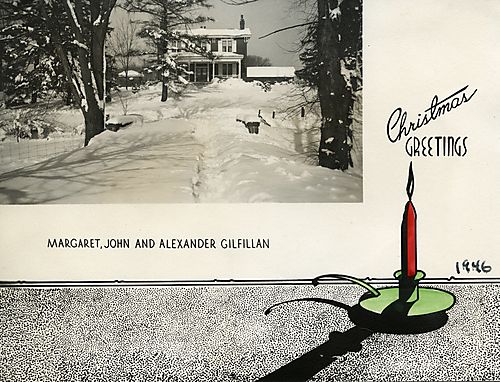 Gilfillan house in snow
