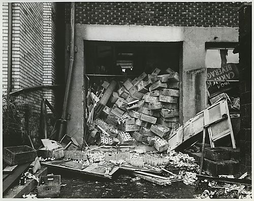 1604 Brownsville Rd., outside debris