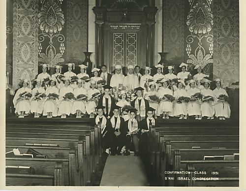 Congregation B'nai Israel Confirmation Class, 1951